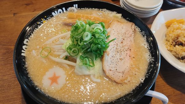 「ばりこて味噌 鬼脂トッピング」@おおぼし 安曇野店の写真