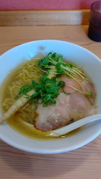 「白醤油ラーメン(手もみ)(大盛)」@地鶏らーめん とりじの写真