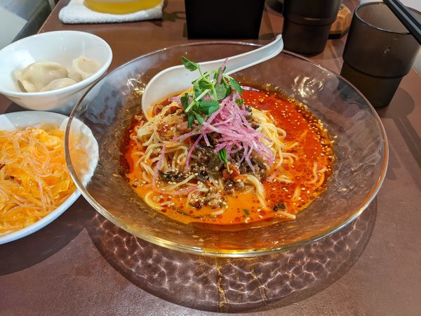 「冷やし担々麺」@陳家私菜 新宿店の写真