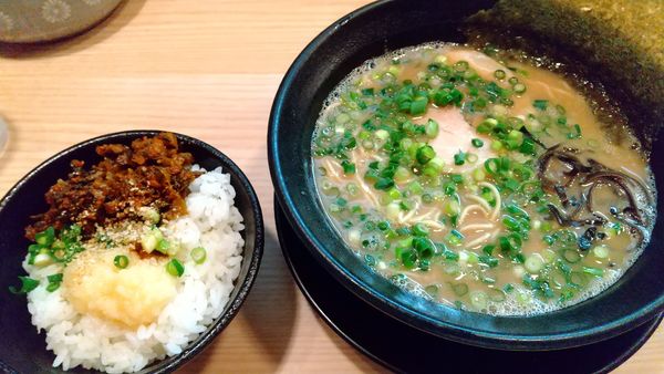 「ねぎらーめん(¥820+ライス無料)」@九州とんこつらーめん ひらさわの写真