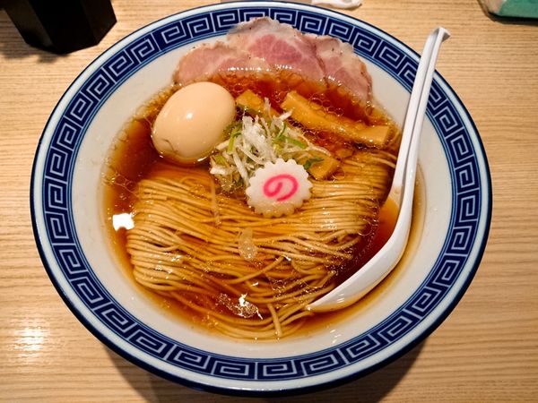 「味玉中華そば」@中華そば 竹むらの写真