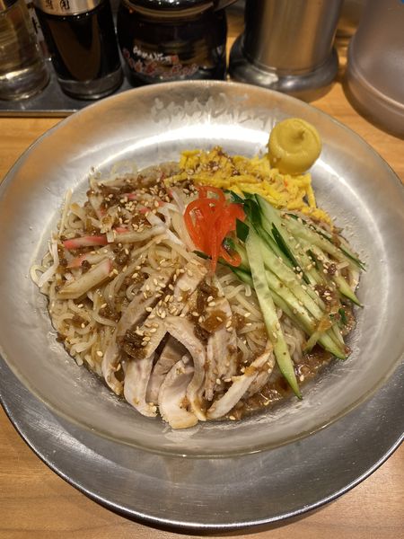 「【季節限定】冷し中華そば彩夏　８２０円」@らあめん花月嵐 菊名駅前店の写真