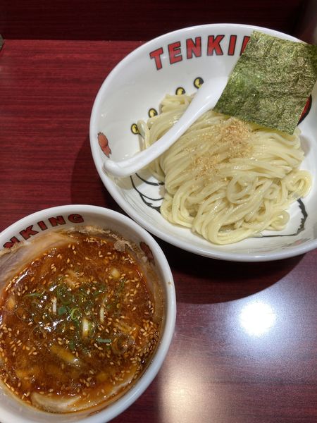 「【数量限定】濃厚海老つけ麺、並」@天金狗の写真