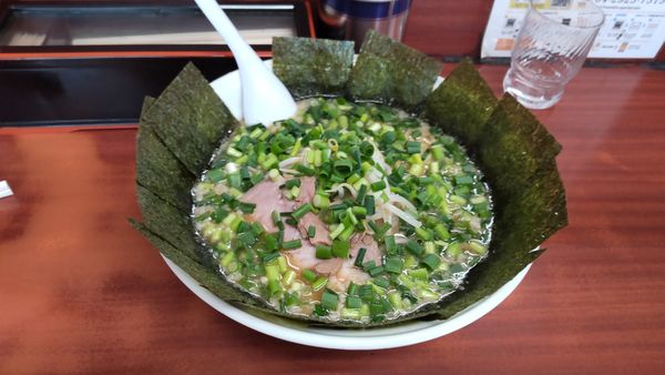 「中華そば大 のり、ねぎトッピング」@中華そば まるいちの写真