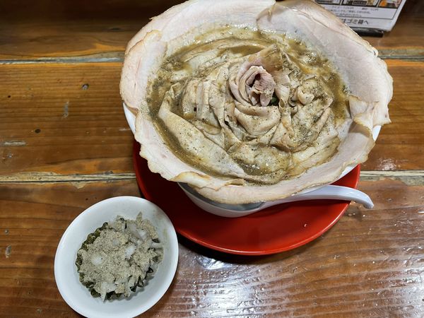 「ごくにぼMAX、花びらチャーシュー、のりカップ」@長尾中華そば 東京神田店の写真