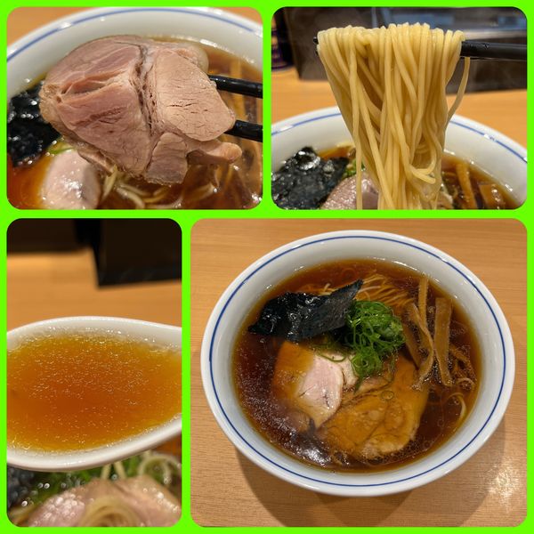 「醤油らぁ麺¥1100」@らぁ麺 すぎ本の写真