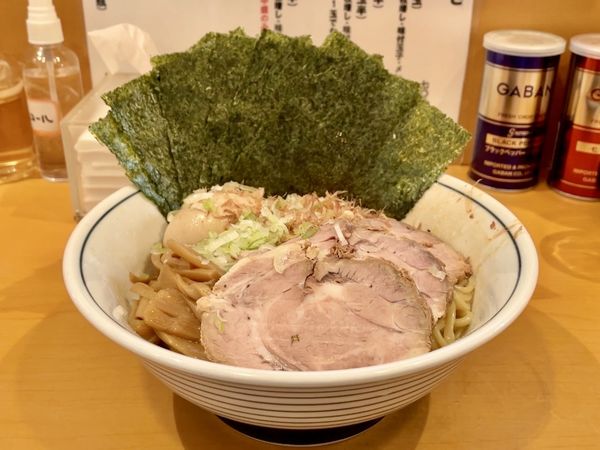 「得油そば＋のり増し」@らーめん文蔵の写真