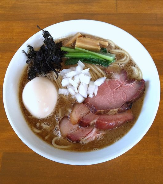 「特製豚魚そば 1100円」@拉麺mellowの写真