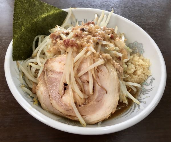 「もやしラーメン(850¥)」@地鶏ラーメン 赤大屋の写真