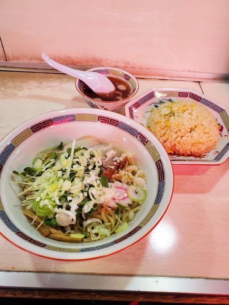 「宝そば+半チャーハン」@宝華の写真