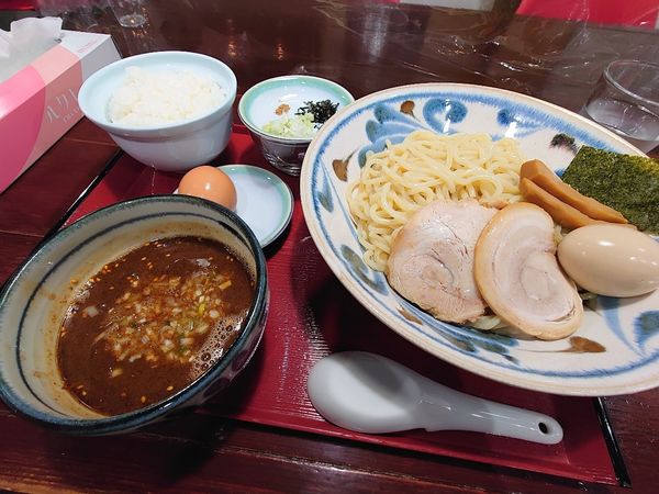 「味玉つけ麺」@らーめん麦わらの写真