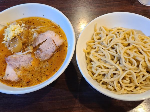 「つけ麺＋豚一枚」@ピコピコポンの写真