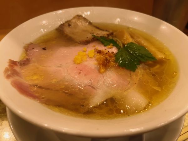 「黄金貝らーめん」@なにわ麺次郎の写真