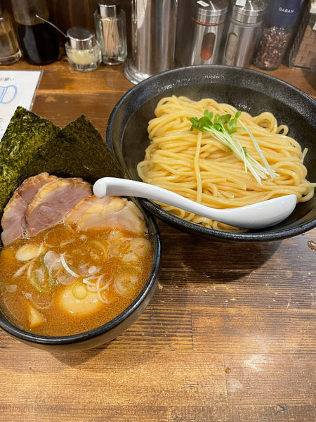 「徳つけ麺中盛」@まる文の写真