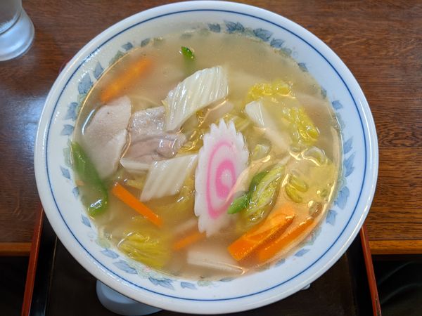 「タンメン：650円」@そば処 大むら 東伊興町店の写真