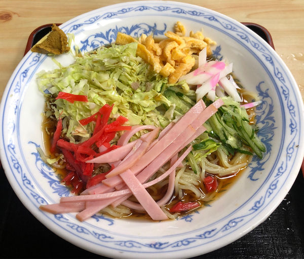 「冷やし中華」@そば処 やまぐちの写真