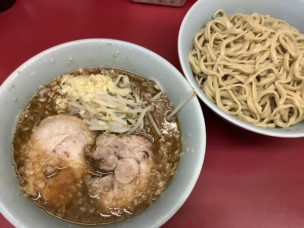 「ぎょっ玉つけ麺　サバver」@ラーメン二郎 中山駅前店の写真