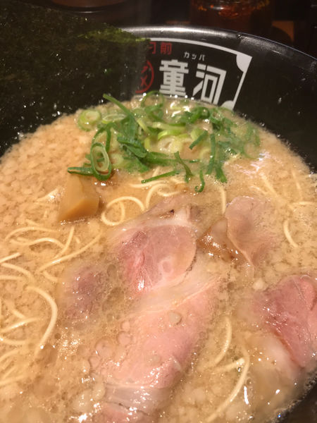 「河童ラーメン」@河童ラーメン本舗 米国村店の写真