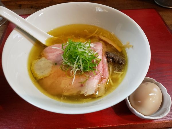 「味玉塩蕎麦」@神保町黒須の写真