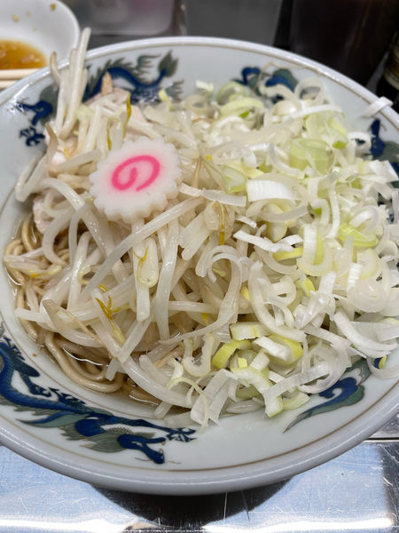 「油そば メンマ抜き モヤシネギ増し」@中華そば みたかの写真