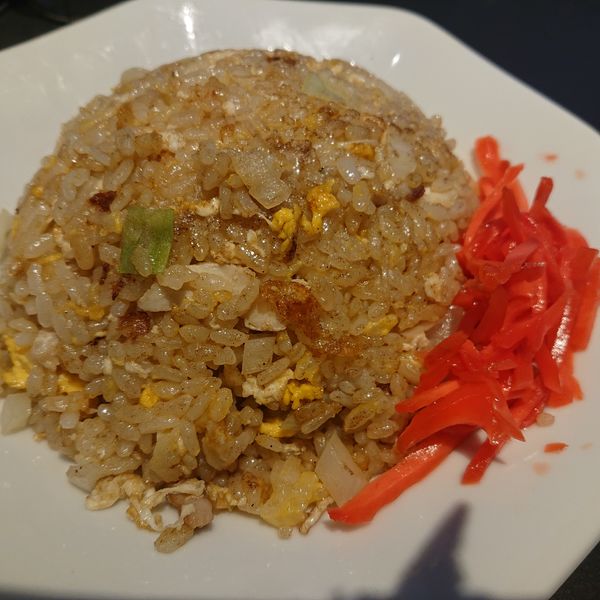 「淡麗かけソバ(塩)1000円、炒飯500円」@煮干乱舞の写真