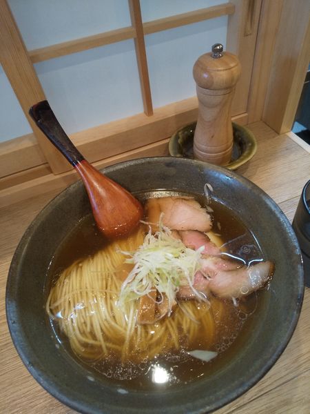 「塩中華蕎麦750円味玉100円」@中華蕎麦 麺とスープの写真