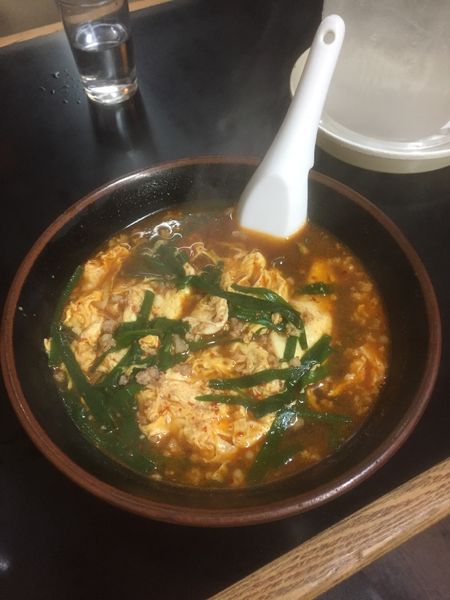 「大辛(5倍)卵麺」@辛麺屋 桝元 中洲本店の写真