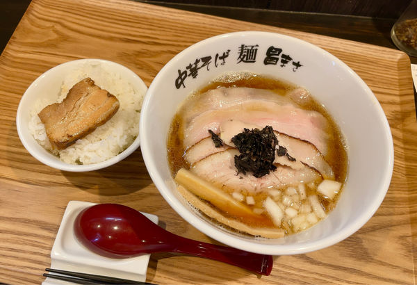 「チャーシュー煮干らぁ麺 & 角煮めし小」@煮干し中華そば 昌まさの写真