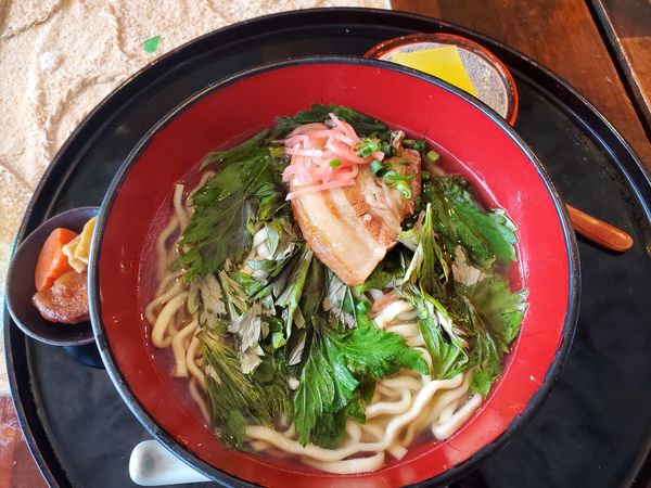 「フーチバそば」@うるうるまの写真