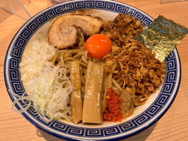 「まぜそば(特盛)」@狼煙 浦和店の写真