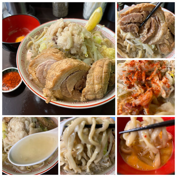 「塩ラーメン800円豚マシ200円ニンニクショウガアブラ火の粉」@自家製麺 まさき（非乳化） 2号店の写真