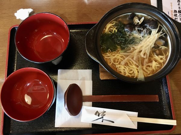 「しじみ煮干ラーメン(900¥)」@麺福八の写真