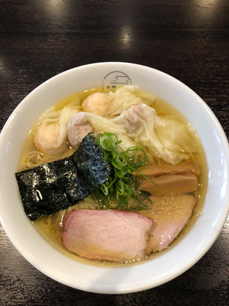 「特製ワンタン麺　白だし　ハーフ」@八雲の写真