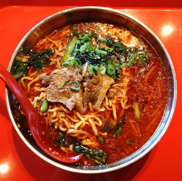 「かるびラーメン＋黒豚餃子(5個)」@かるびラーメン小田原 ミナカ店の写真