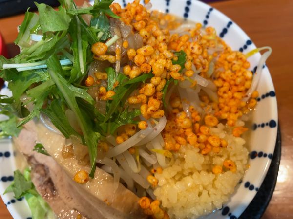 「ロクスイラーメン全マシ800円」@鹿粋軒の写真