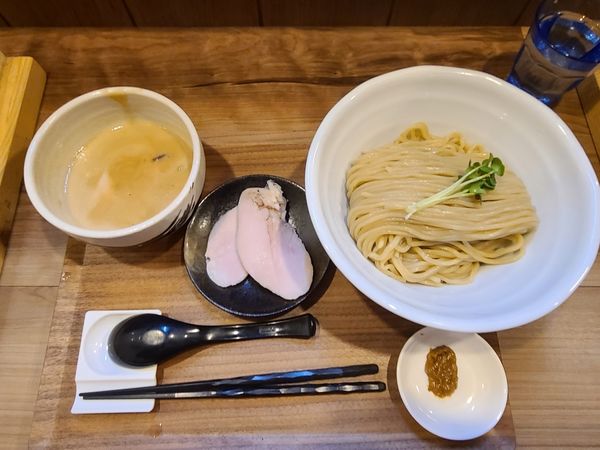 「鱧つけ麺」@ラーメン 健やかの写真