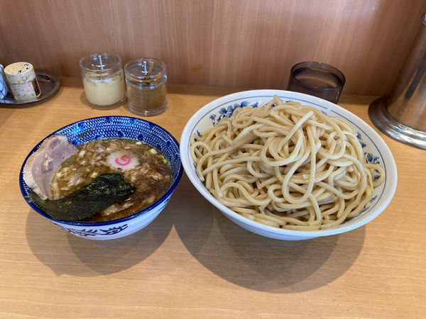 「つけ半チャーシュー特盛」@くり山の写真