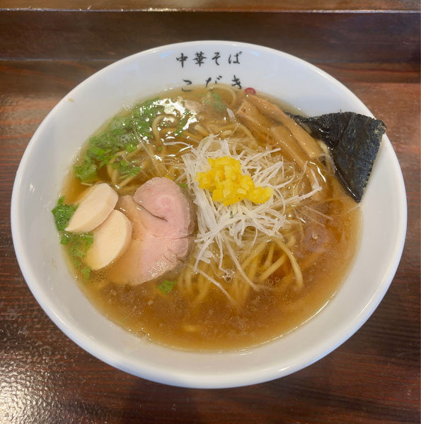 「煮干しラーメン並盛（750円）」@中華そば こびきの写真