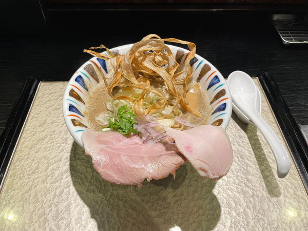 「にぼし吟醸 nigori」@鶏soba 座銀 南船場にぼし店の写真