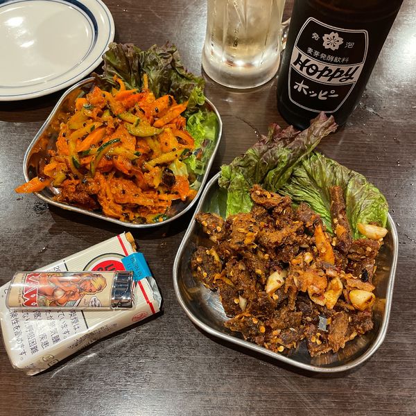 「チキンサラダ, マトンスクティサデコetc.」@サウリャの写真