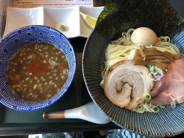 「特製　極み煮干しつけそば　1110円」@中華そば専門店 ほおじろの写真