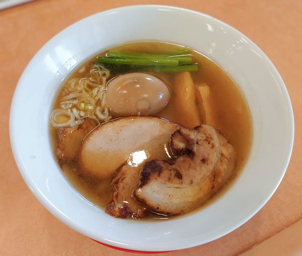 「朝ラーメン(アゴ出汁醤油そば+煮卵)」@麺屋 絆の写真