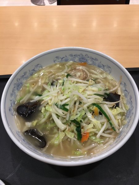 「タンメン　550円」@ぎょうざの満洲 イーサイト高崎店の写真