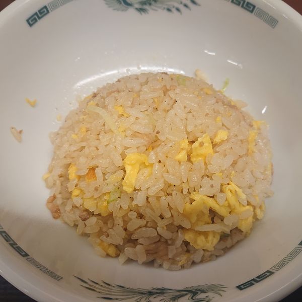 「チゲ味噌半チャーハンセット890円(クーポン大盛)」@日高屋 九段下店の写真