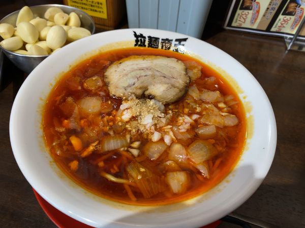 「帝王ラーメン（３辛）」@激辛ラーメンの拉麺帝王の写真