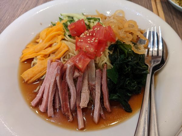 「冷やし中華」@香港料理 蘭 西荻窪店の写真