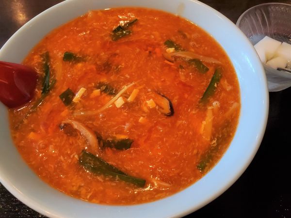 「サンラー刀削麺」@向陽飯店 上白根店の写真