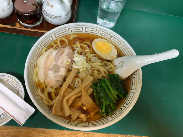 「懐かしの中華ソバ710円」@餃子の店 おけ以の写真