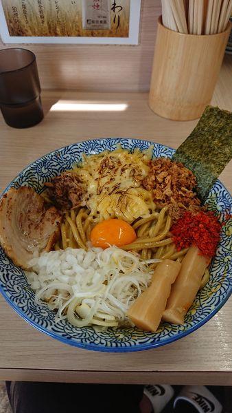 「かれまぜ+とろけるチーズ×2」@狼煙 大宮店の写真