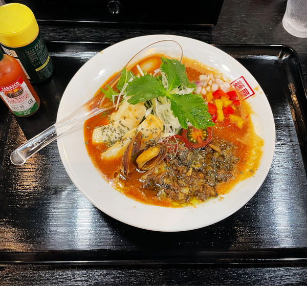 「限定　ペスカトーレらぁ麺」@麺屋LUSH 仙台店の写真